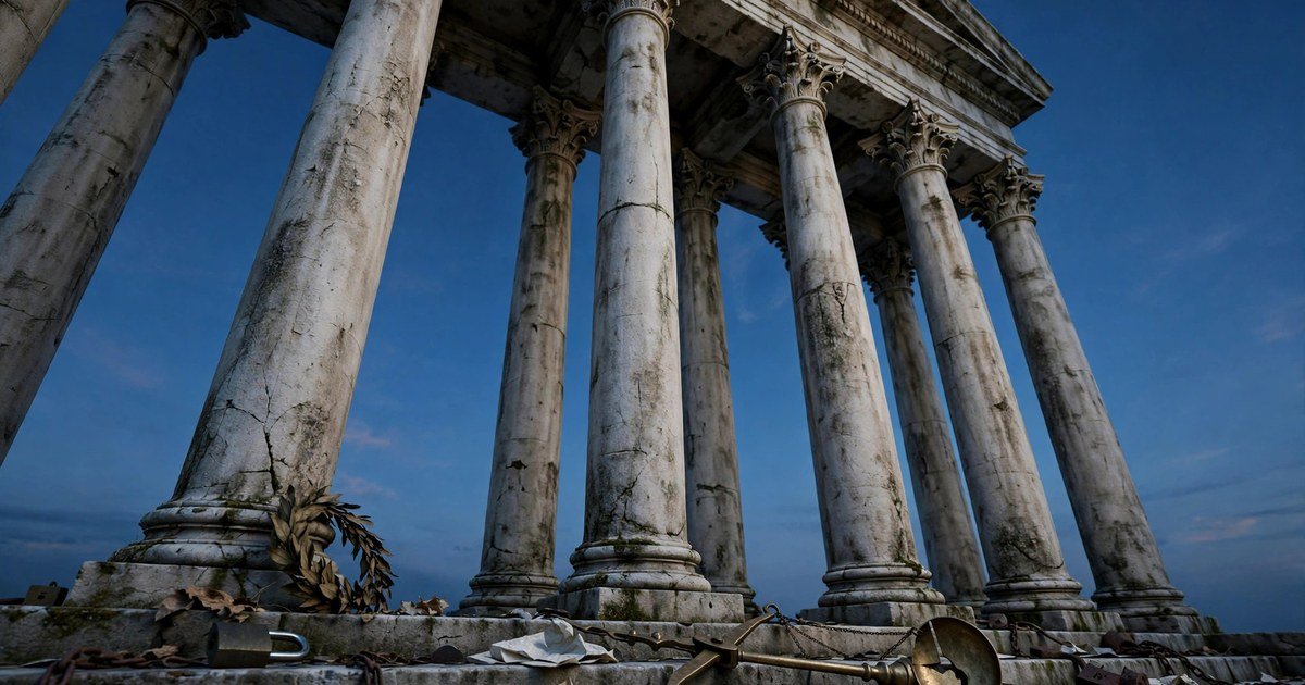Does Bankruptcy Erase Bank Debt in Vietnam? 1 Cột trụ kiến trúc tòa án — minh họa bài phá sản có xóa được nợ ngân hàng