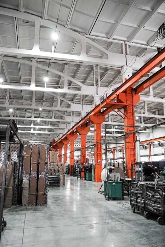 Modern industrial factory