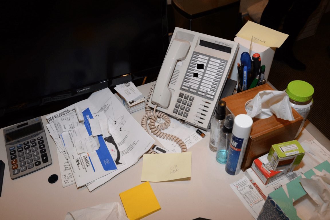 Office desk — administrative management