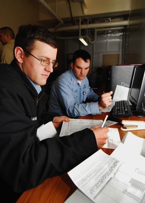 Preparing tax documents — personal income tax finalization