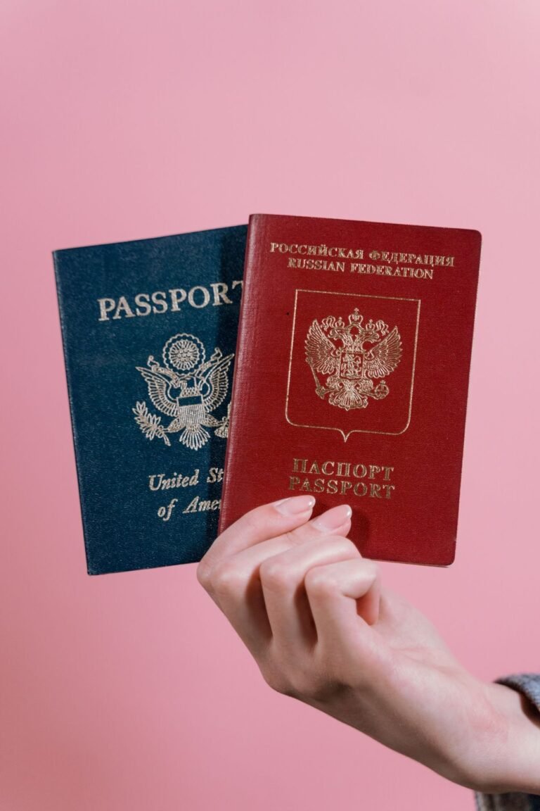 Passport — illustrating criminal record requirements for work permits