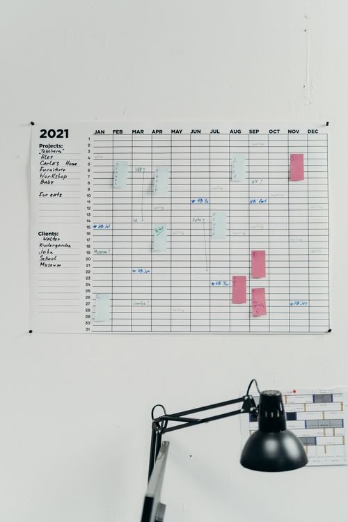 Planning calendar — investment monitoring reports