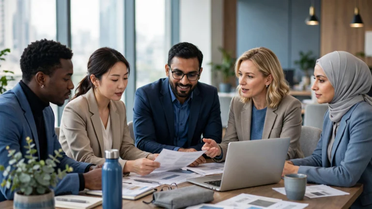 Work permit validity for foreign workers in Vietnam — multinational team collaborating in modern office