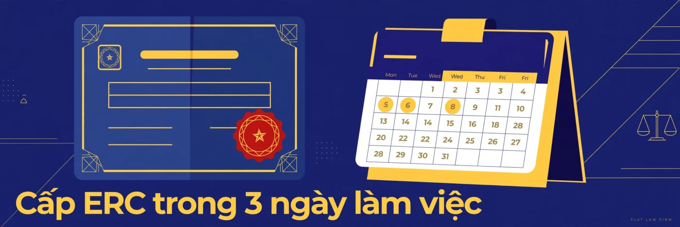 Giấy chứng nhận đăng ký doanh nghiệp và lịch 3 ngày làm việc — FLAT Law Firm