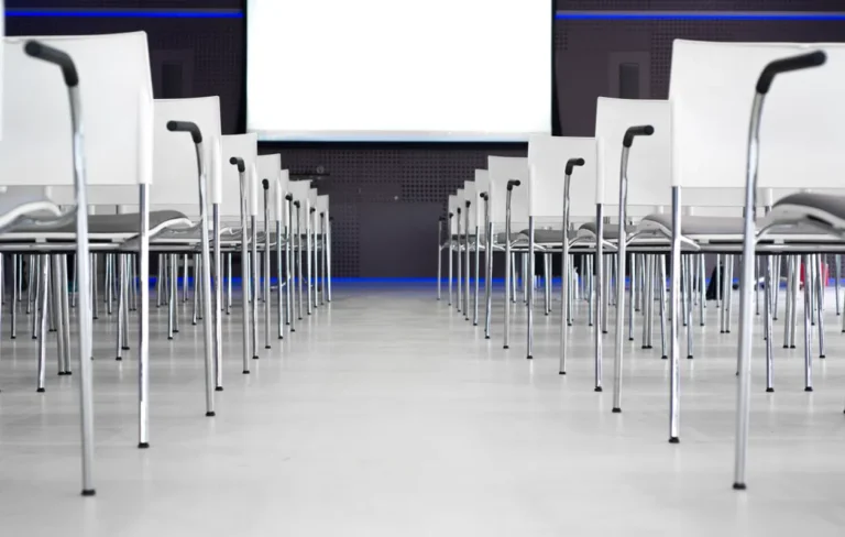 Empty modern conference room