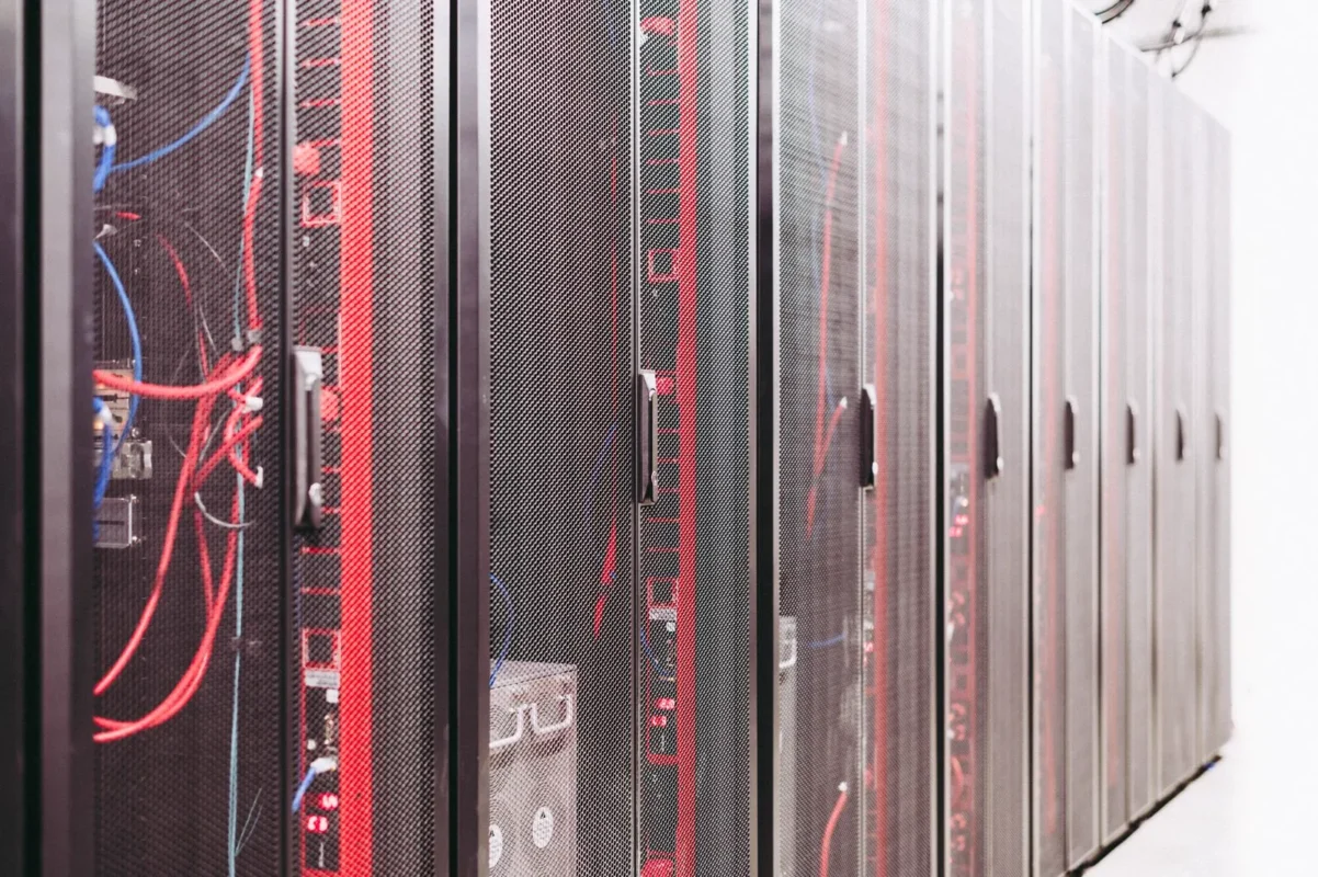 Data center server racks — illustrating data disclosure to state authorities