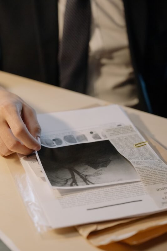 外国投资者去世:FDI项目中的出资份额如何处理? 1 整理法律文件的手部特写——配图:已故外国投资者出资份额处理文章