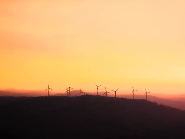 Wind turbines at sunset — illustrating renewable energy tax incentives