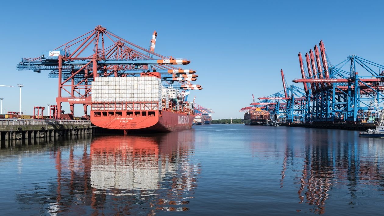 Container terminal at harbor — e-customs Vietnam 2026
