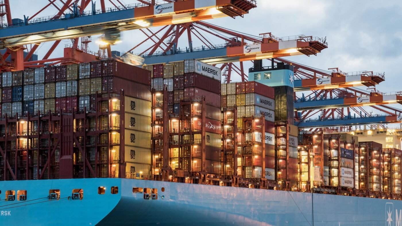 Stacked shipping containers at port — retroactively issued certificate of origin