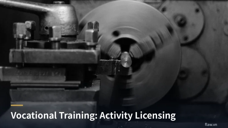 Metal lathe machine in a vocational workshop