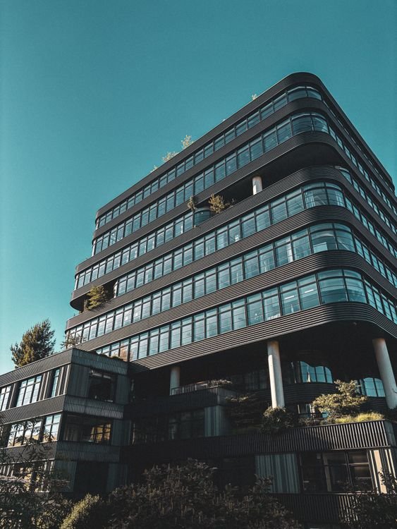 Modern office building leasing