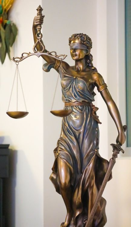 Justice statue scales appeal