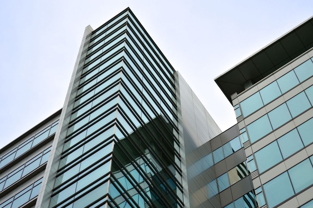 Modern commercial building