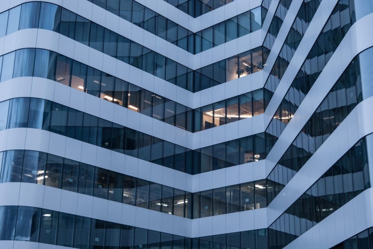 Office district and corporate financial center