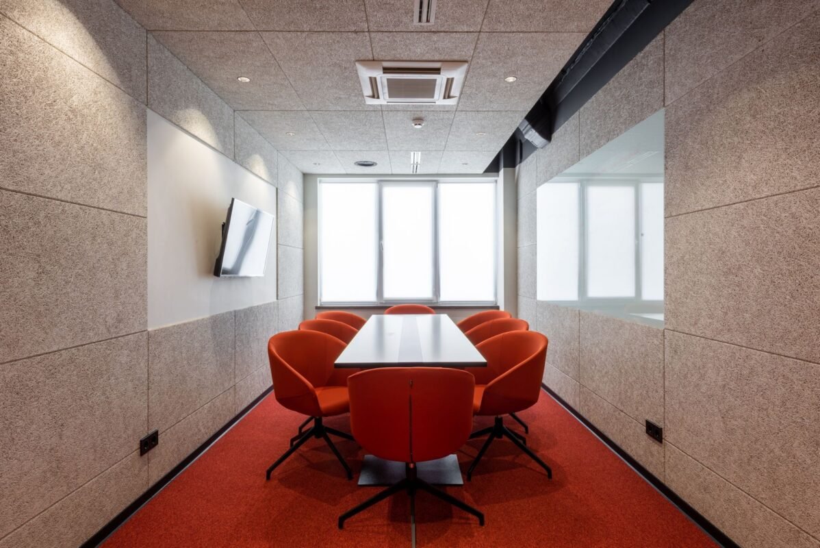 Small empty conference room, illustrating an FDI enterprise summoned by the investigating authority