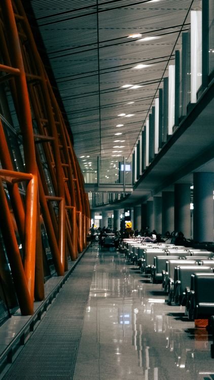 APEC Business Travel Card (ABTC) — empty airport terminal