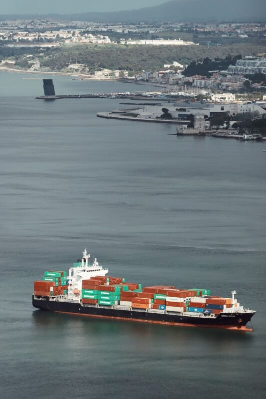 International logistics container port