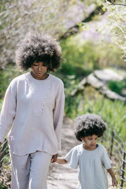 pexels 7880791 mother daughter walking
