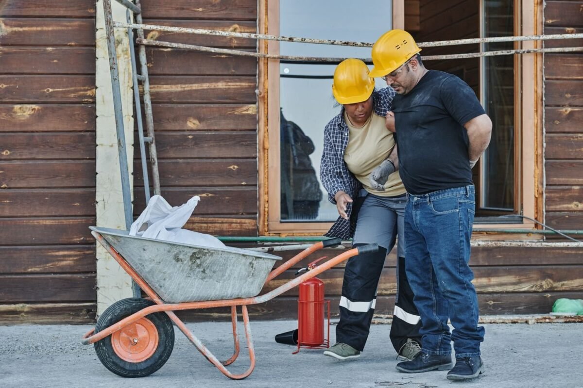 Fatal Workplace Accidents in Vietnam: What Employers Must Do in the First 24 Hours 1 A Worker Supporting an Injured Co-Worker