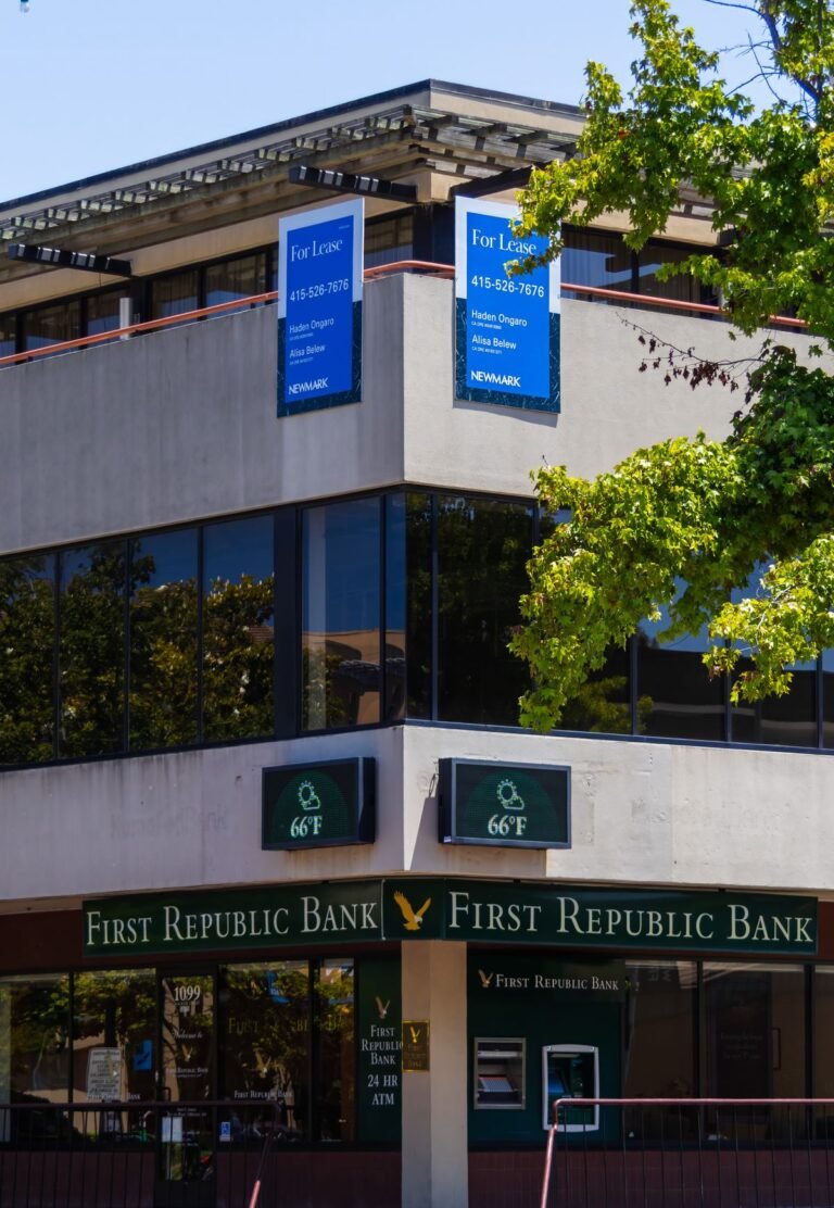 Exterior of a Bank Building