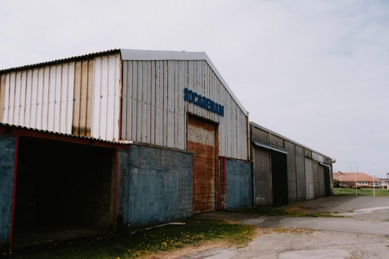 Cloudy Sky over an Abandoned Factory