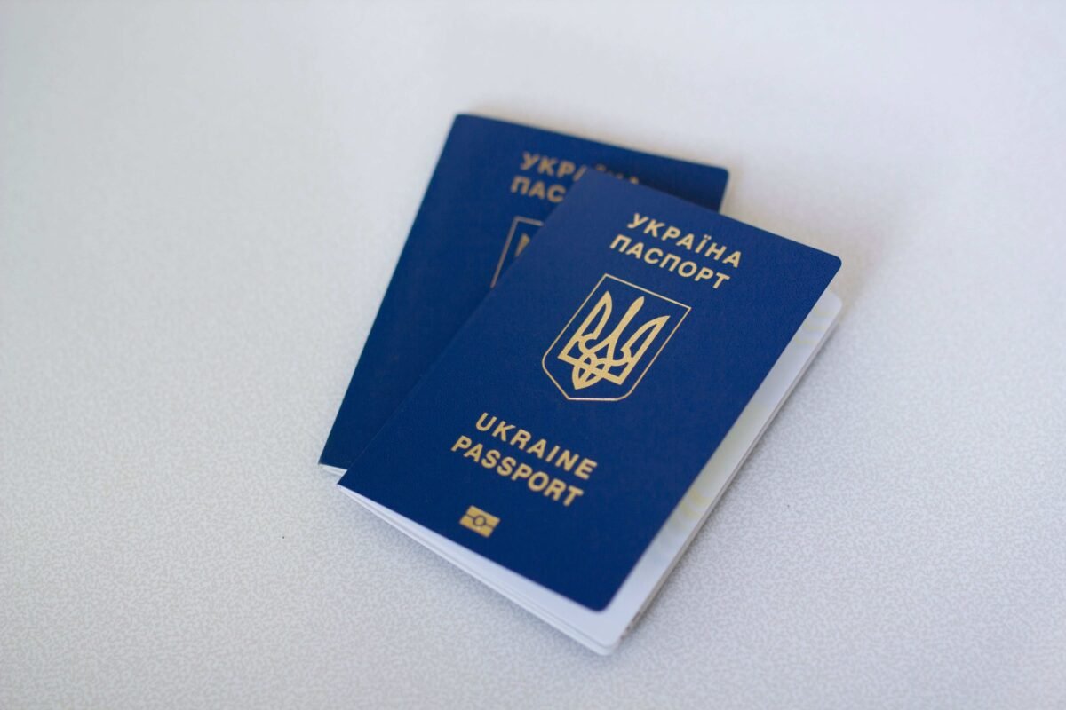 Passport close-up