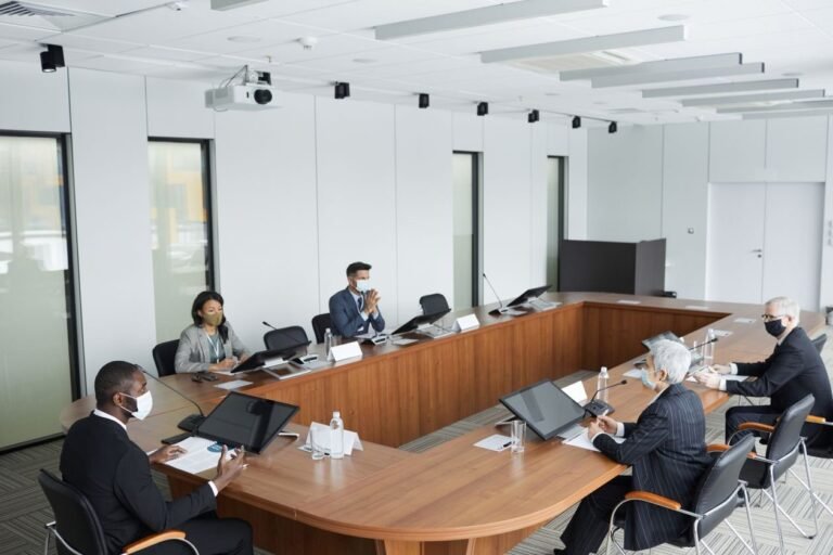 Office meeting room — illustrating the India vs Vietnam unions and strikes comparison