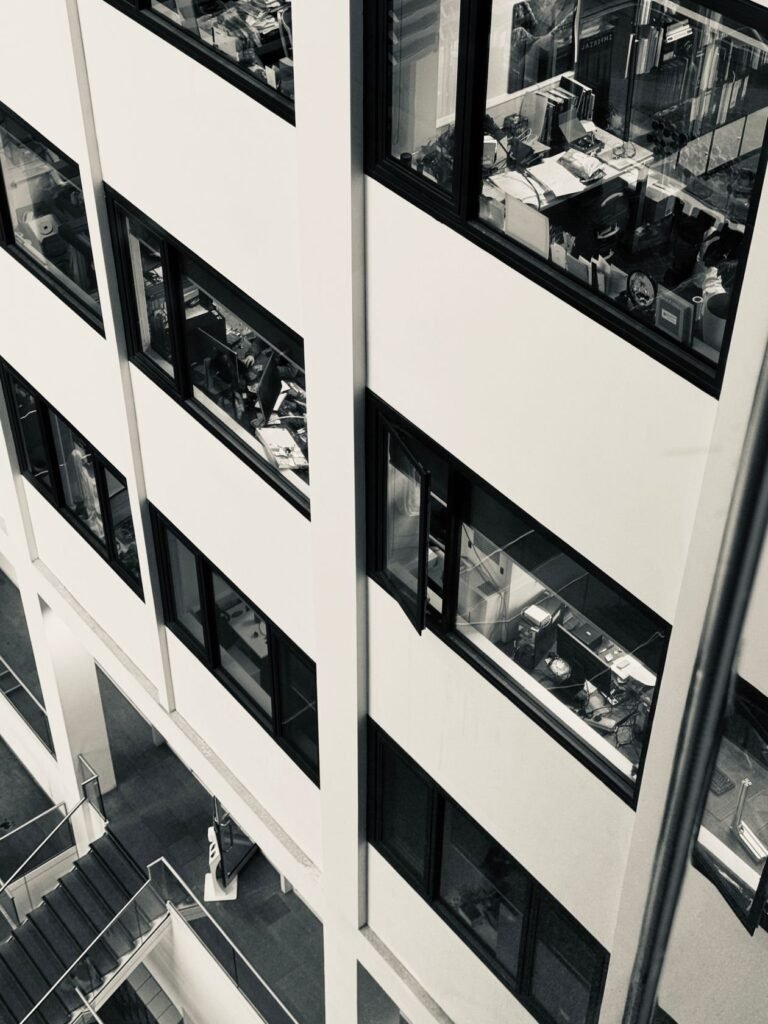 专业人员在办公室处理文件——外籍人员示意图